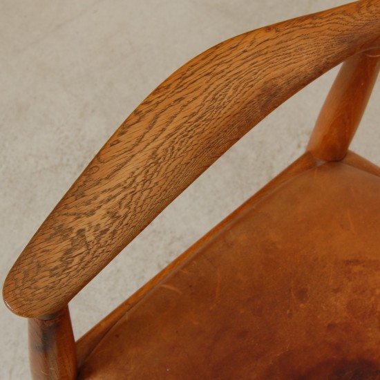 Hans Wegner The chair af patineret ege træ, og læder