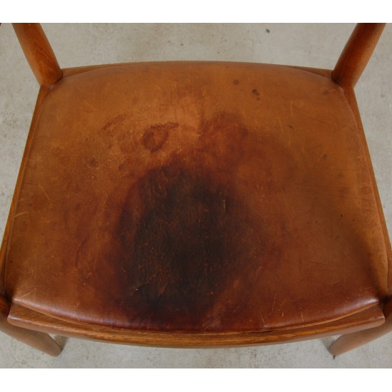 Hans Wegner The chair af patineret ege træ, og læder