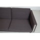 Hans Wegner CH-102 Sofa with grey fabric