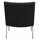 Hans Wegner AP-40 lounge chair in black leather