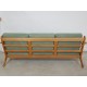 Hans Wegner GE-290 3.seater sofa in green fabric