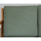 Hans Wegner GE-290 3.seater sofa in green fabric