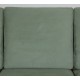 Hans Wegner GE-290 3.seater sofa in green fabric
