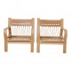 Hans J Wegner Set of GE-671 chair with oak wood, cognac aniline leather and flagline