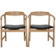 Set of two Hans Wegner PP208 chairs