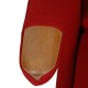 Hans Wegner Papa bear chair in red Hallingdal fabric