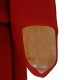 Hans Wegner Papa bear chair in red Hallingdal fabric