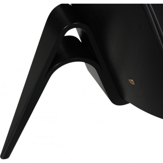 Hans Wegner black CH-07 Shell chair