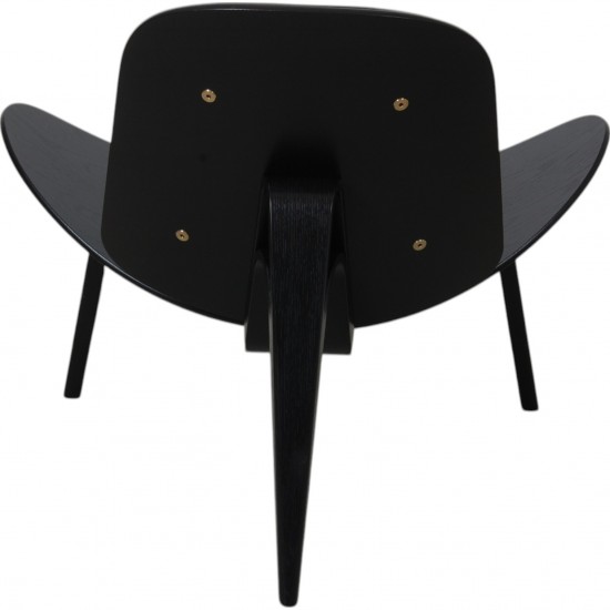Hans Wegner black CH-07 Shell chair