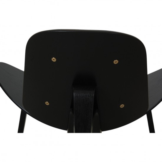 Hans Wegner black CH-07 Shell chair