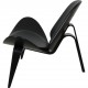 Hans Wegner black CH-07 Shell chair