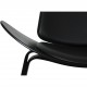 Hans Wegner black CH-07 Shell chair
