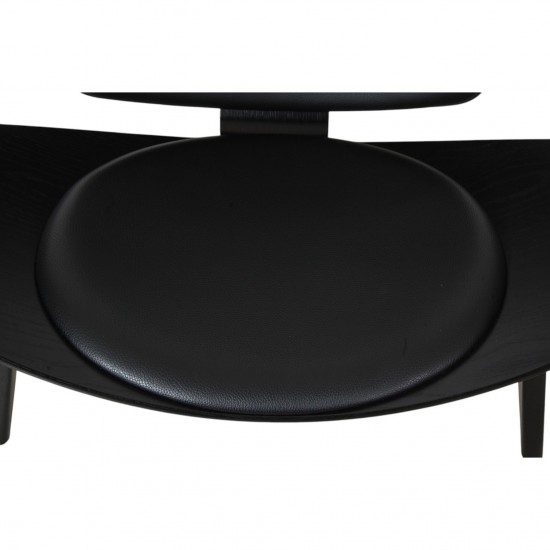 Hans Wegner black CH-07 Shell chair