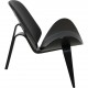 Hans Wegner black CH-07 Shell chair