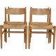 Set of 6 Hans Wegner CH-36 chairs in oak