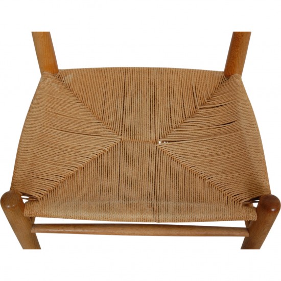Set of 6 Hans Wegner CH-36 chairs in oak