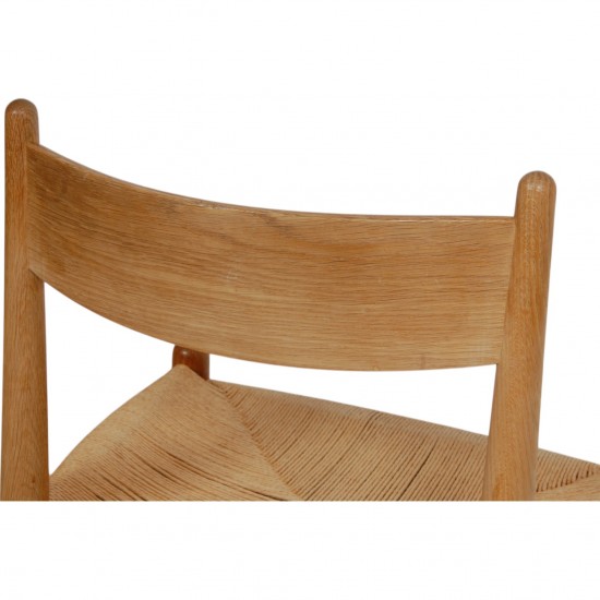 Set of 6 Hans Wegner CH-36 chairs in oak