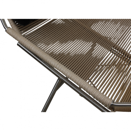 Hans Wegner Flagline stol sort læder hynde