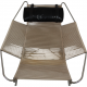 Hans Wegner Flagline stol sort læder hynde