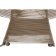 Hans Wegner Flagline stol med nakkepude af natur læder