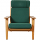 Hans Wegner GE-290a loungestol af valnød