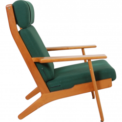 Hans Wegner GE-290a loungestol af valnød