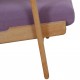 Hans Wegner GE-290 lænestol i lilla stof