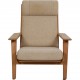 Hans Wegner GE-290a lounge chair in oak