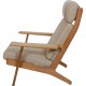 Hans Wegner GE-290a lounge chair in oak