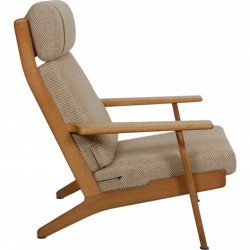 Hans Wegner GE-290a loungestol i eg