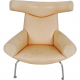 Hans Wegner Jubilæumsmodel Oksens lænestol med skammel