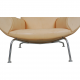 Hans Wegner Jubilæumsmodel Oksens lænestol med skammel