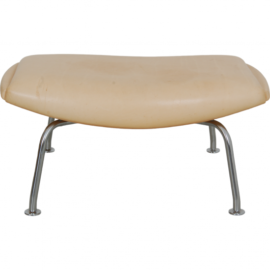 Hans Wegner Jubilæumsmodel Oksens lænestol med skammel