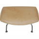 Hans Wegner Ox chair med skammel i natur læder