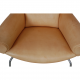 Hans Wegner Ox chair med skammel i natur læder