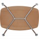 Hans Wegner Ox chair skammel i natur læder