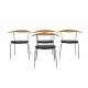 Set of 4 Hans Wegner PP-701 chairs