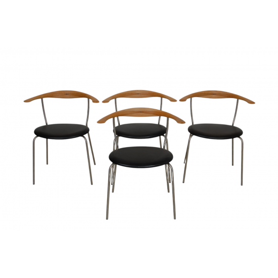 Set of 4 Hans Wegner PP-701 chairs