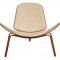 Hans Wegner CH07 Shell chair i valnød