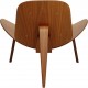 Hans Wegner CH07 Shell chair i valnød