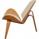 Hans Wegner CH07 Shell chair i valnød