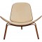 Hans Wegner CH07 Shell chair i valnød