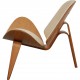 Hans Wegner CH07 Shell chair i valnød