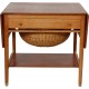 Hans Wegner Sewing table of teak and oak