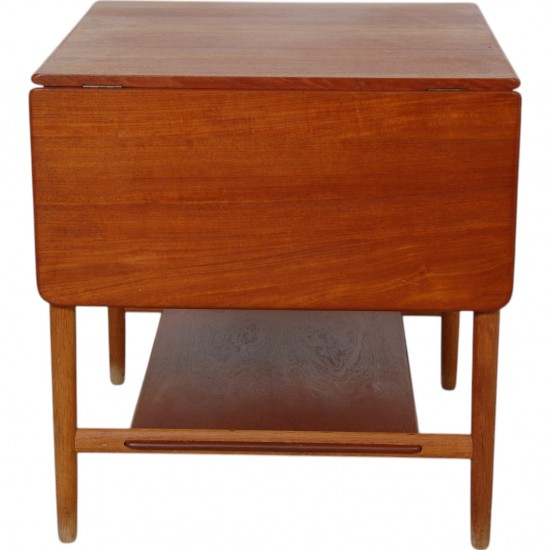 Hans Wegner Sewing table of teak and oak