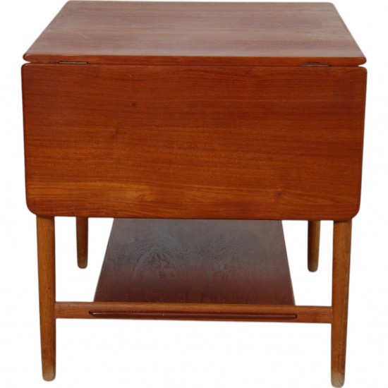 Hans Wegner Sewing table of teak and oak