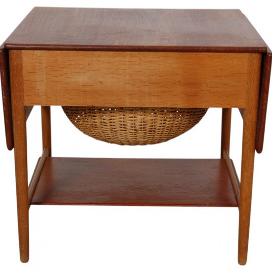 Hans Wegner Sewing table of teak and oak