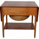 Hans Wegner Sewing table of teak and oak