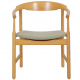 Set Hans Wegner PP208 dining chairs in beech (4) 