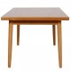 Hans Wegner AT-316 dining table of teak and oak